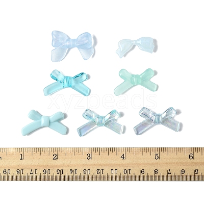 70Pcs 7 Styles Opaque & Transparent Acrylic Beads MACR-FS0002-13-1