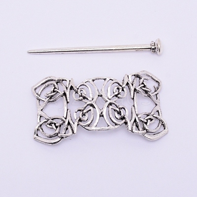 Tibetan Style Alloy Hair Forks OHAR-WH0016-34-1