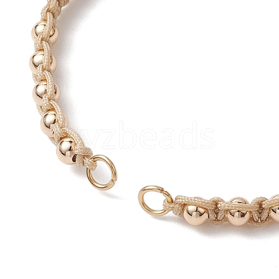 Polyester Braided Bead Bracelet Making AJEW-JB01250-03-1