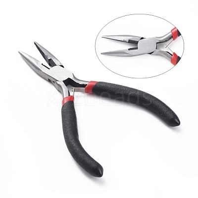 5 inch Carbon Steel Chain Nose Pliers for Jewelry Making Supplies P025Y-1
