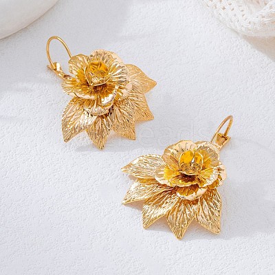 Alloy Dangle Earrings for Women WGBE734-01-1