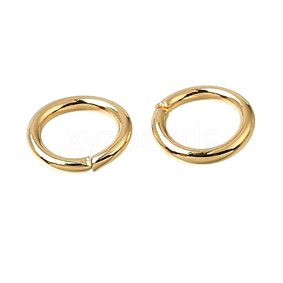 Brass Open Jump Rings KK-CBA1A60-06B-G-1