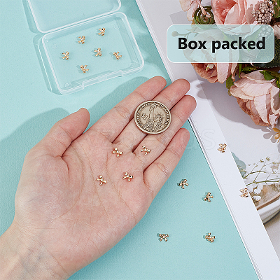 16Pcs Brass Micro Pave Cubic Zirconia Charms KK-BC0014-45D-1