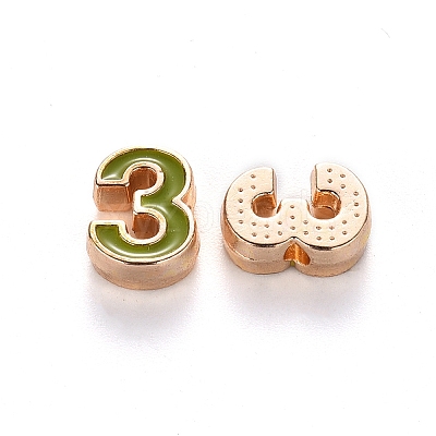 Alloy Enamel Beads ENAM-R055-03-03-RS-1