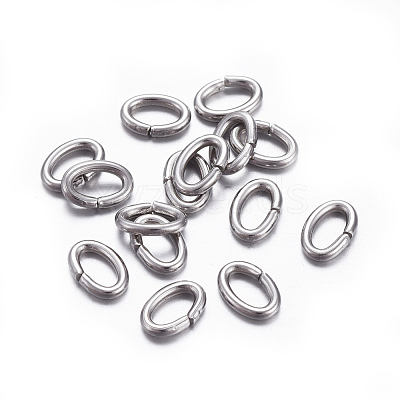 Tarnish Resistant 304 Stainless Steel Open Jump Rings A-STAS-F221-40P-K-1