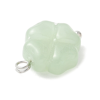 3Pcs 3 Colors Spray Painted Glass Pendants PALLOY-JF03522-01-1