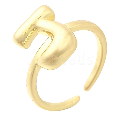 Rack Plating Brass Open Cuff Rings RJEW-S394-01G-J-1
