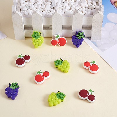 12Pcs 4 Style Silicone Beads JX771A-1