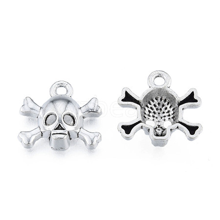 Tibetan Style Alloy Charms TIBEP-N012-10-1