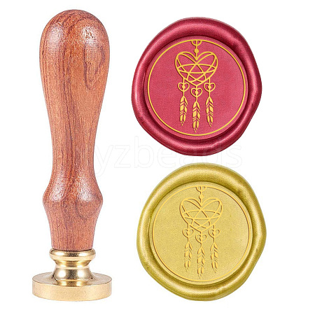 Wax Seal Stamp Set AJEW-WH0131-517-1