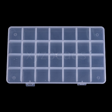 Transparent Plastic Bead Containers X1-CON-YW0001-13-1