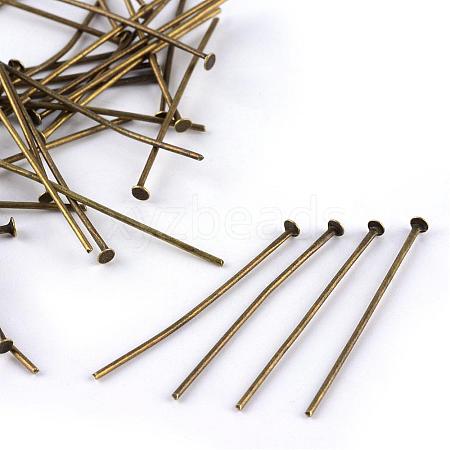 Iron Flat Head Pins IFIN-R217-0.7x40-AB-NF-1