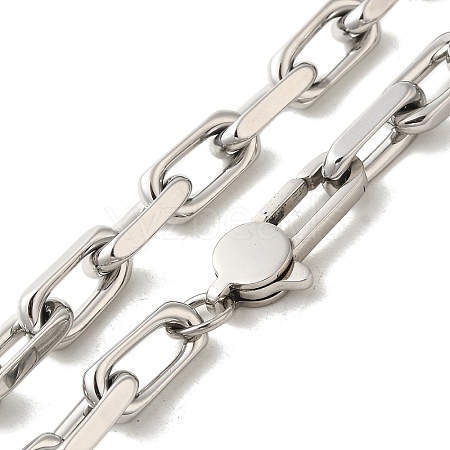 304 Stainless Steel Cable Chain Necklaces NJEW-L173-020P-1