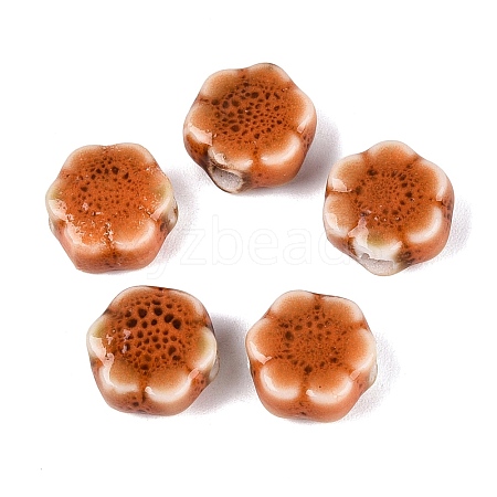Vintage Handmade Porcelain Beads PORC-N013-25-27-1