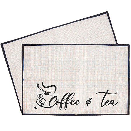 Coffee Theme Diablement Fort Cup Mats AJEW-WH0201-009-1
