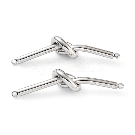 Non-Tarnish 201 Stainless Steel Connector Charms STAS-Z057-19P-1