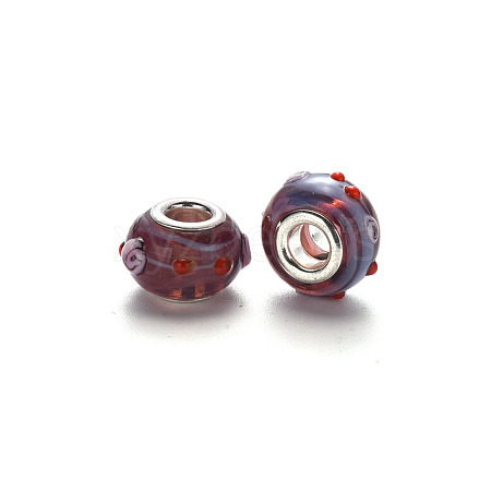 Handmade Lampwork European Beads LPDL-N001-061-C09-1