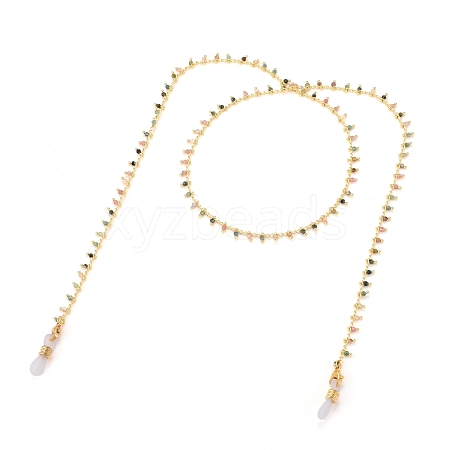 Brass Eyeglasses Chains AJEW-EH00325-1