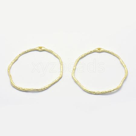 Brass Pendants KK-E716-018C-RS-1