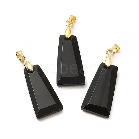 Natural Obsidian Pendants G-C045-01E-G-1