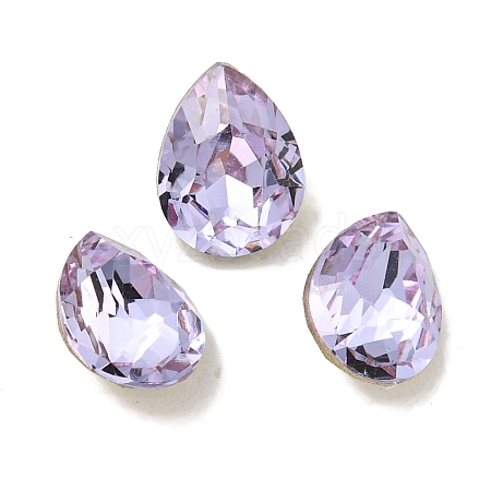 Glass Rhinestone Cabochons RGLA-L029-19C-371-1