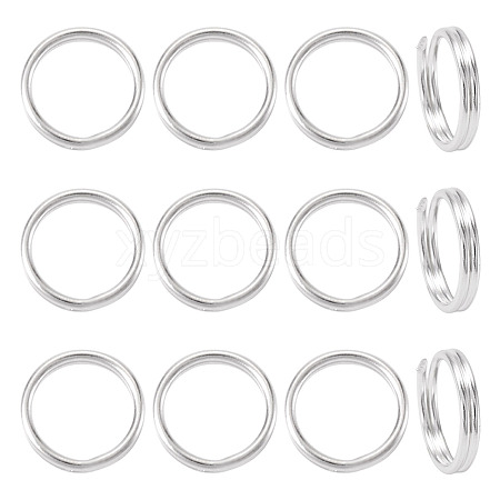 925 Sterling Silver Split Jump Rings STER-TA0001-48B-1