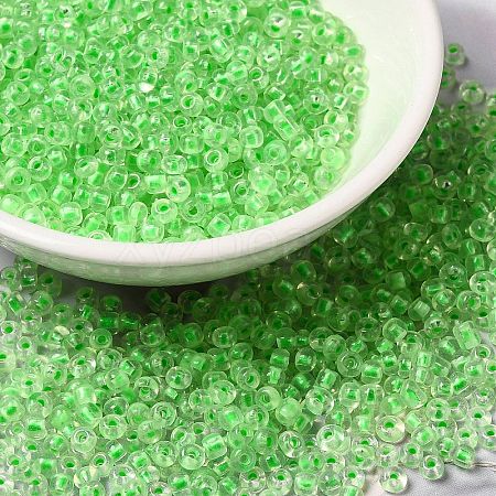 8/0 Transparent Glass Seed Beads SEED-F003-03B-13-1