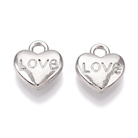 Valentine's Day Rack Plating Alloy Pendants FIND-N005-09P-1