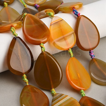 Natural Banded Agate/Striped Agate Beads Strands GG-CBAE0EB-01A-09-1