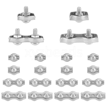 20Pcs 4 Style 304 Stainless Steel Findings FIND-GA0001-72-1