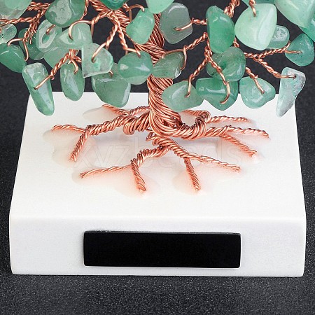 Natural Green Aventurine Wealth Tree Sculpture PW-WG89A9B-04-1