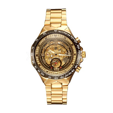 Alloy Watch Head Mechanical Watches WACH-L044-05G-1