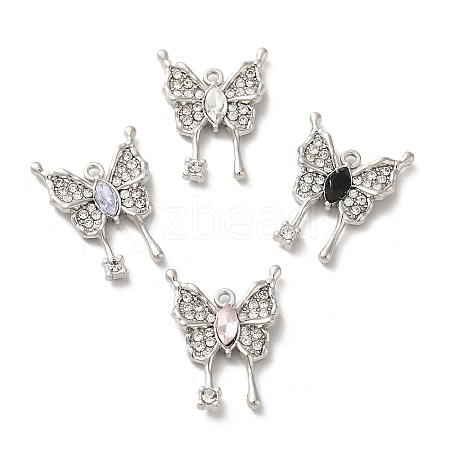 Alloy Crystal Rhinestone Pendant PALLOY-K001-079P-1