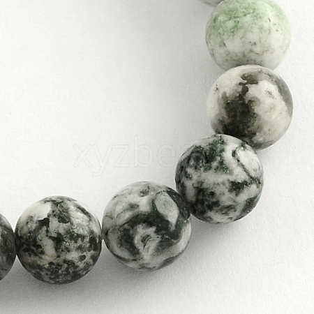 Natural Agate Round Gemstone Beads Strands X-G-R255-8mm-1