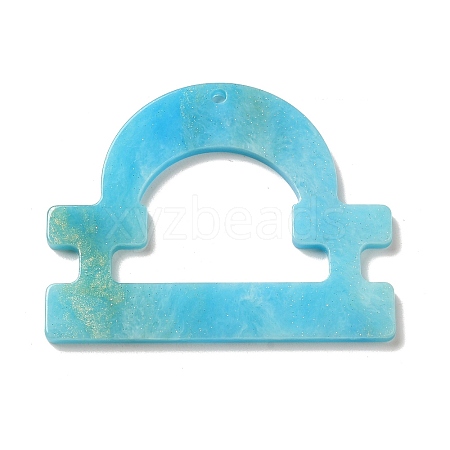 Acrylic Keychain Pendants SACR-S608-04C-01-1