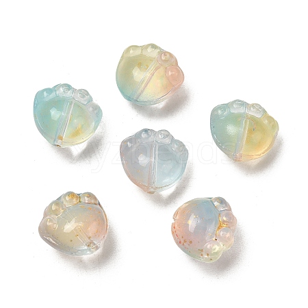 Transparent Glass Beads GLAA-D304-02F-1