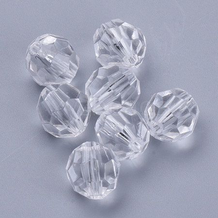 Transparent Acrylic Beads TACR-Q257-10mm-V01-1