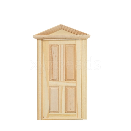 Wooden Door Miniature Ornaments PW-WG3E878-04-1