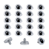 DICOSMETIC 20 Sets Plastic & Resin Safety Craft Eye DIY-DC0002-33-8