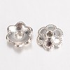 Alloy Bead Caps Enamel Settings X-PALLOY-D348-07P-1