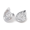 304 Stainless Steel Stud Earrings for Women EJEW-C120-19P-2