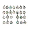 304 Stainless Steel with Paua Shell Pendants STAS-G268-02-P-1