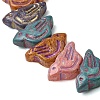 Painted Glass Beads Strands GLAA-Z021-19-3