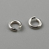 Rhodium Plated 925 Sterling Silver Jump Rings FIND-WH0110-653-1