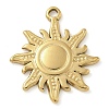 Ion Plating(IP) 304 Stainless Steel Pendants X-STAS-B075-30G-02-1