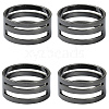 4Pcs Brass Rings RJEW-YW0001-06B-1