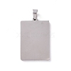 Non-Tarnish 201 Stainless Steel Pendants STAS-G273-10P-2