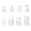 GOMAKERER 8Pcs 8 Styles Glass Vase AJEW-GO0001-74-1