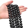 Natural Obsidian Beads Strands X-G-G099-14mm-24-4