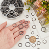   6 Styles Zinc Alloy Linking Rings FIND-PH0010-24-3